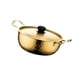 thumbnail image 4 of Olla De Cocina De Ramen Coreano, Utensilios De Cocina Para Fiestas En El Patio, Senderismo, Picnic, 18cm, Dorado, 4 of 5