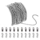 thumbnail image 5 of Cadena De Collar De Bolas De Acero Inoxidable Con Cuentas De Plata De 2,4 Mm, 5 of 5