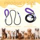 thumbnail image 2 of Correa para Perro Uxcell con Manos Libres Acolchadas, Correa de Entrenamiento para Perros Ajustable de 4.9 pies/1.5 m, Cuerda de Nylon Resistente sin Tirones (Negro), para Mascotas Grandes y Medianas, 2 of 7