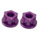 thumbnail image 4 of 2x Tuercas De Eje De Cubo De Rueda De Bicicleta Para Pi?ón Fijo Tuerca De Eje Delantero Antideslizante M9 Violeta, 4 of 5
