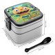 thumbnail image 2 of Henry Hugglemonster Fiambrera de Doble Capa, Contenedor de Almuerzo Portátil Apilable, Almacenamiento de Alimentos Hermético a Prueba de Fugas, 1000ml, 2 of 6