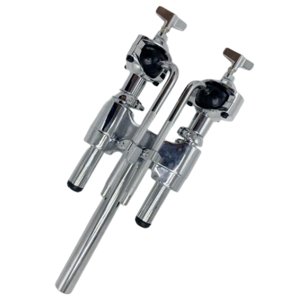Bothyi - Soporte Doble Para Toms Tom Drum Mount Clamp Holder Rack Para Instrumentos De Percusión
