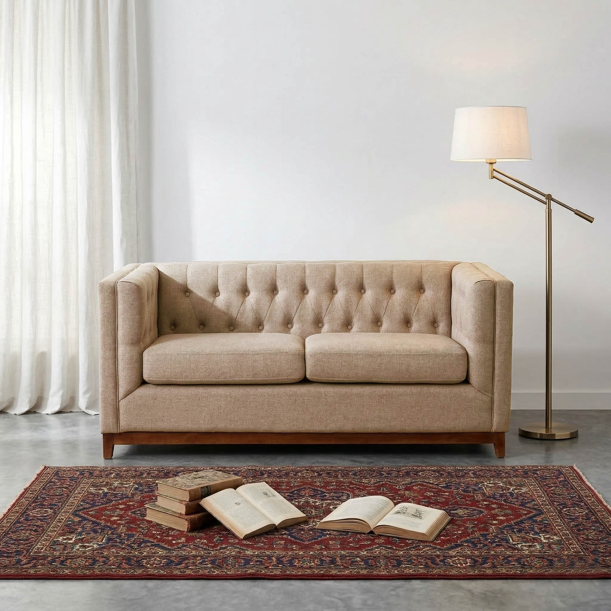 Latam Home - Sofa Roma 2c Lino Natural