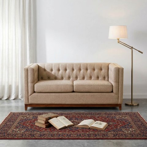 Latam Home - Sofa Roma 2C Lino Natural