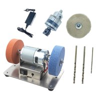 Ioensy - Lijadora De Banda Eléctrica Pulidora Para Bricolaje, Carpintería, Pulido Y Afilado De Bordes.