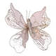thumbnail image 3 of Mariposa artificial, decoración para árbol de Navidad, para colgar, decoración para accesorios de fotografía, fondo para uso en interiores y exteriore Rosa claro, 3 of 5