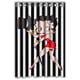 thumbnail image 1 of Cortina de ducha rosa Betty Boop, juego de cortinas de baño con ganchos, tamaño 48 x 72 pulgadas, 1 of 3