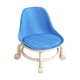 thumbnail image 1 of Taburete Con Ruedas De Baja Altura Con Respaldo Estructura De Soporte De Acero Inoxidable Altura 45 Cm Azul, 1 of 5