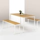 thumbnail image 4 of Mesa Soho Zinus con 2 bancas 76x122x74cm, 4 of 7
