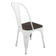 thumbnail image 2 of Set 2 Sillas Metálica Tolix Preston Blanco con Asiento Mdf, 2 of 3