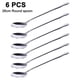 thumbnail image 1 of Juego de 6 cubiertos de acero inoxidable, cuchara larga para cóctel de 26 cm, acero inoxidable pulido, apto para lavavajillas., 1 of 8
