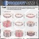 thumbnail image 2 of Uxcell 9Pcs Conjunto de Pulseras de Cuero con Tachuelas Rock Punk, 8.7"/22cm Muñequera Ajustable con Picos Góticos para Fiestas de Halloween Accesorios Emo Grunge, Rosa, 2 of 6