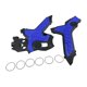 thumbnail image 4 of Panel De Cubierta Protectora, Protector De Marco De Motocicleta Premium Para Honda Crf300L, Azul, 4 of 5