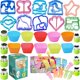 thumbnail image 1 of Juego de forma de sándwich Cotado para niños, vegetales, frutas, Cotados, molde para galletas de calidad alimentaria, fiambrera, caja Bento, 1 of 7
