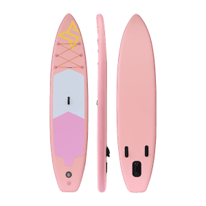 Basko Fitness - Stand Up Paddle Con Inflador Y Remo Rosa