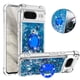 thumbnail image 1 of Funda Para Google Pixel 8 Con Brillo Líquido, Protección Completa Y Soporte De Anillo Giratorio, 1 of 4
