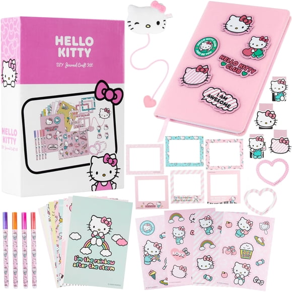 Kit de álbumes de recortes Get Trend Hello Kitty Sanrio con cuaderno y más