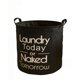 thumbnail image 2 of CESTA DE ROPA 45CMX50CM COLOR NEGRO, 2 of 4