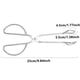 thumbnail image 1 of 1pc 9.84inch/16.14inch Stainless Steel Wood Charcoal Tongs Clip Food Clip Bread Clip Barbecue Clip Multi-purpose Clip BBQ Barbecue Tools Kitchen Barbecue Baking Tools Extended Anti-scalding Outdoor H, 1 of 4