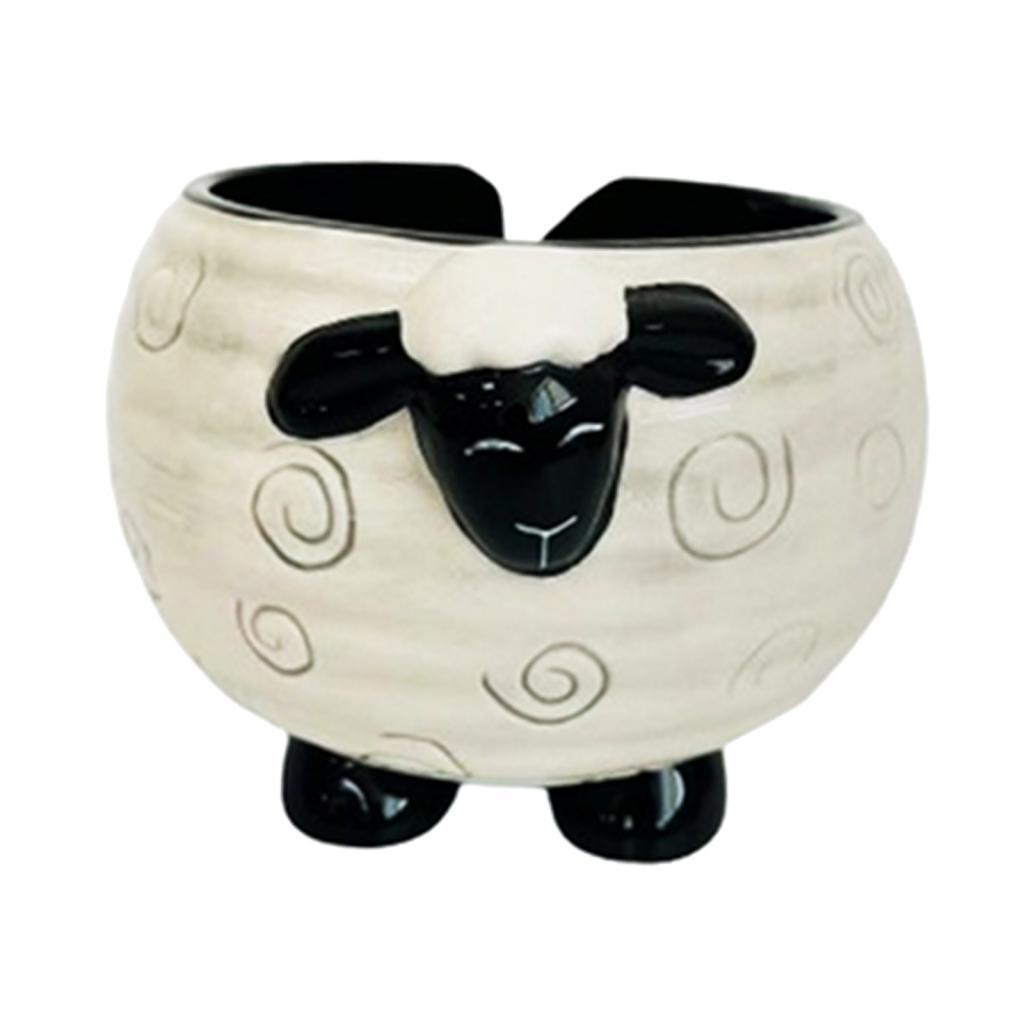 Bothyi - Cuenco Para Tejer, Suministros Decorativos Para Tejer, Organizador, Soporte Para Hilo En Forma De Oveja
