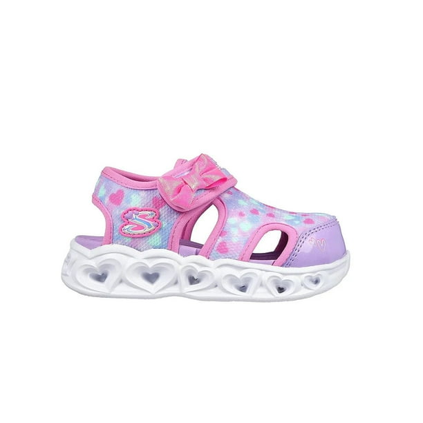 SANDALIAS SKECHERS HEART LIGHTS BEBES 303250N-PKLV - Talla 22