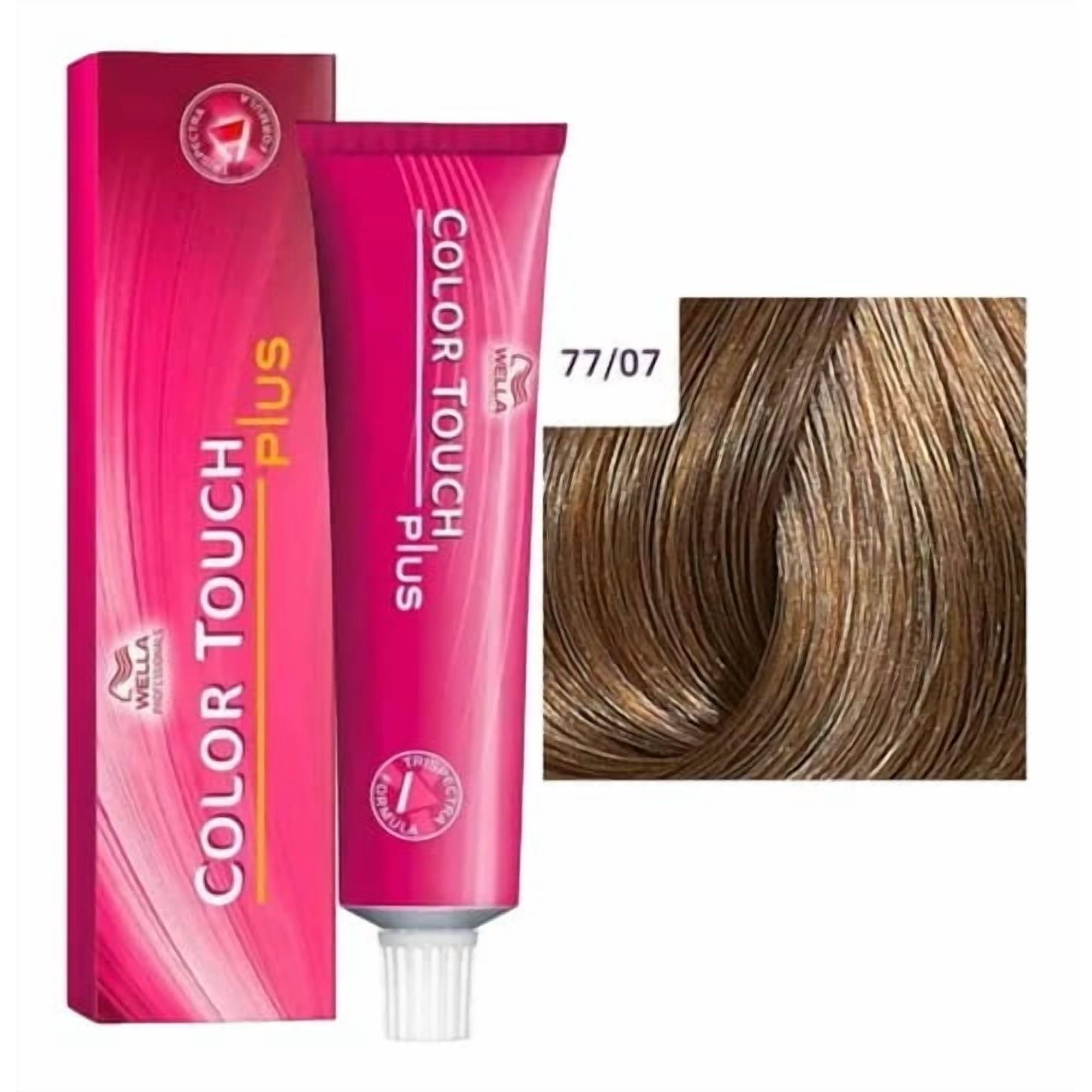 Tinte Para Cabello Wella Color Touch 77/07 Rubio Mediano Intenso Natural Marron 62ml