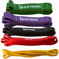 Wild Travel - Power Bands Kit 5 Bandas Elasticas De Resistencia Pull Up