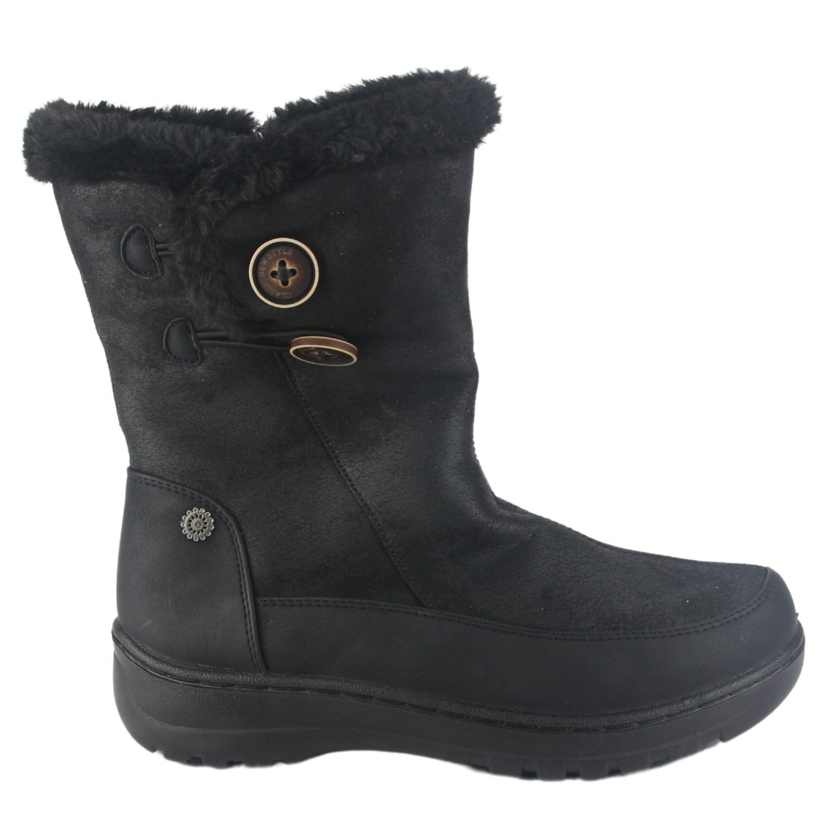 Botin Chalada Mujer Qual-8 Negro Casual