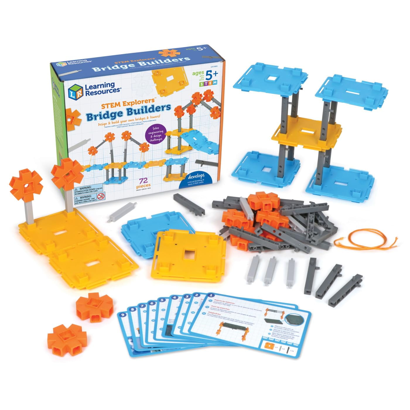 Learning Resources - Recursos De Aprendizaje De Stem Explorers Bridge Builders Para Niños Mayores De 5 Años
