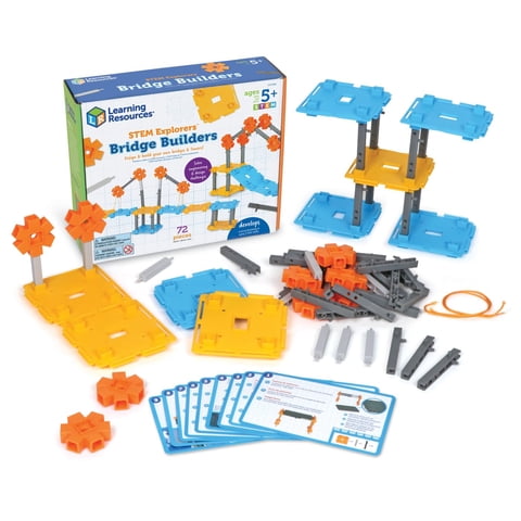 Learning Resources - Recursos De Aprendizaje De Stem Explorers Bridge Builders Para Niños Mayores De 5 Años