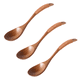 thumbnail image 1 of Cuchara de madera de mango largo, cuchara de arroz de madera maciza, cuchara de postre, cuchara y tenedor hechos a mano, vajilla, 1 of 5