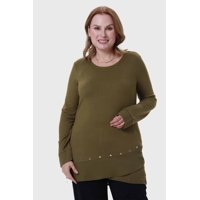 Fashionspark - Polera Mujer Tejida Verde