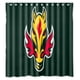 thumbnail image 1 of Cortina de ducha Calgary Flames, juego de cortina de baño con ganchos, tamaño 60 x 72 pulgadas, 1 of 3