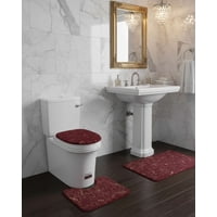 Mylhogar - Set De Baño De Marmol Aterciopelados 3 Piezas