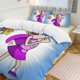 thumbnail image 2 of Hamster & Gretel Cartoon Bedding Sets Ultra Soft Skin-Friendly Duvet Cover 3 Piece, Cute Comforter Cover Bed Set for Boys Girls Kids, 2 of 5
