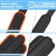 thumbnail image 2 of 2-Pack universal almohadilla de hombro con cojín ultra grueso para bolso Bolso de equipaje Crossbody, más largo y antideslizante y transpirable, borde gris-naranja, 2 of 3