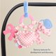 thumbnail image 5 of Mordedor Itzy Ritzy con lazo rosa – Juguete sensorial 0+ meses, 5 of 7