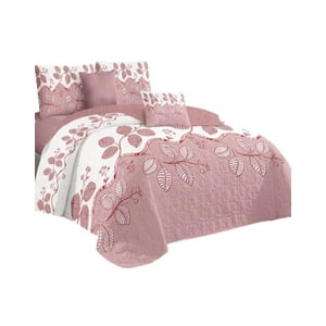 Genérico - Cubrecama Quilt Verano 2 Plazas + 2 Fundas Almohada D2