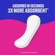 thumbnail image 4 of Panty Liners Carefree Regular, sin perfume, 54 unidades, para mujer, 4 of 8
