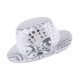 thumbnail image 5 of Adorable Sombrero De Lentejuelas Redondas De Mu?eca Hecha A Mano Para 1/3 BJD Doll Accesorio Plata, 5 of 5