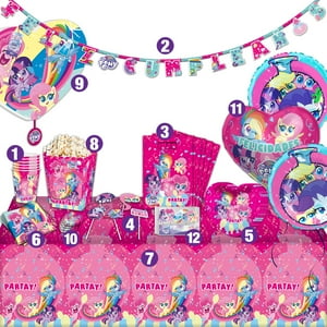 Hasbro - Set Cumpleaños My Little Pony Para 6 Personas Pronobel