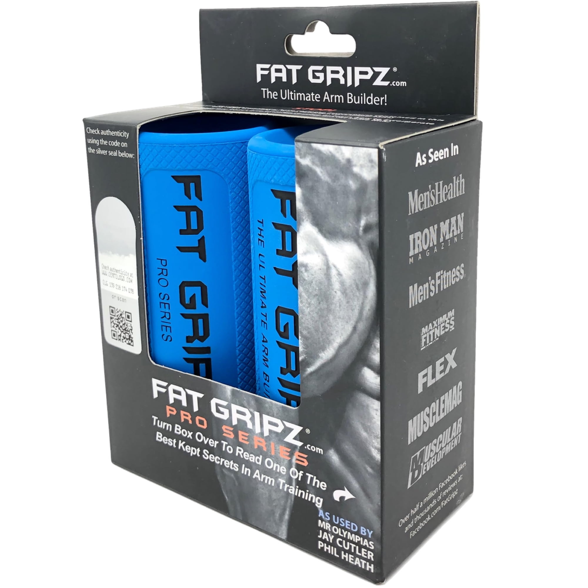 Fortalecedor De Brazos Fat Gripz Pro (5,7 Cm De Diámetro Exterior)