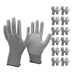 Genérica - Pack 12 Par Guantes Multipropósito Flex Palma Pu Rock