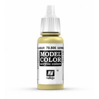 Pintura Modelo Vallejo, Color Amarillo Alemán, 17 Ml