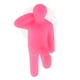 thumbnail image 2 of ganchos coloridos de la taza de la suspensión de la suspensión del sostenedor de la toalla para la cocina del cuarto de ba?o rosa, 2 of 5
