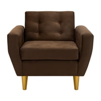 Bodevir - Sofa Bote 1C Felpa 01 Chocolate