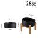 thumbnail image 3 of Cuenco para Perro DJJJOOYS 850 ml Negro con Soporte Cerámico Inclinado, 3 of 6