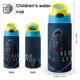 thumbnail image 2 of Secret Level Botella de Agua con Tapa Pop Top de Un Toque, Acero Inoxidable, a Prueba de Fugas, para Deportes, Botella Infantil azul 12 oz, 2 of 6