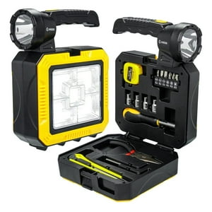 Genérico - Linterna Solar Recargable + Kit De Herramienta Amarillo