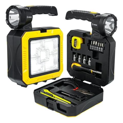 Genérico - Linterna Solar Recargable + Kit De Herramienta